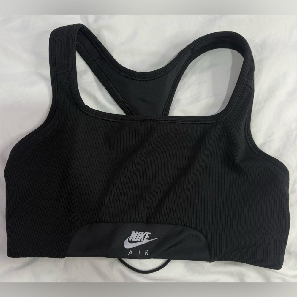 Nike Air Black Racerback Sports Bra Size Medium